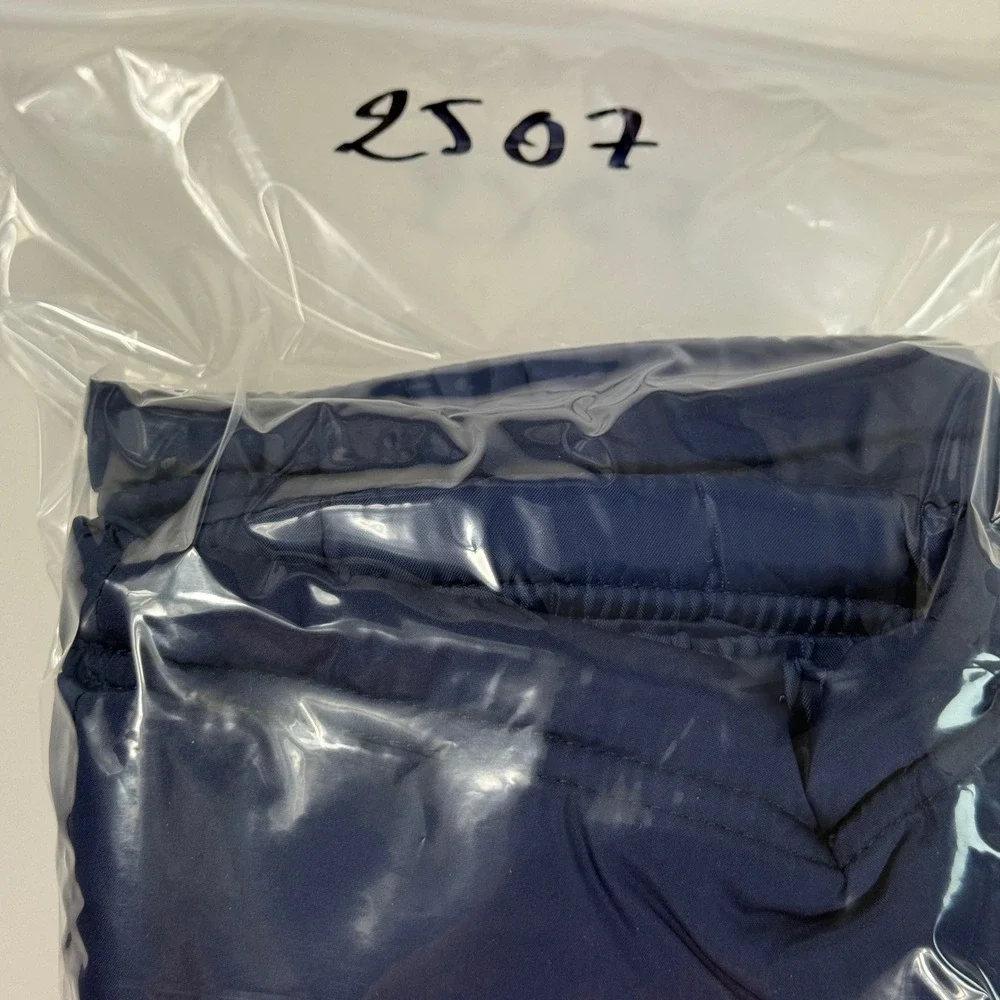 OshKosh BGosh Toddler‎ 12M Snow Bibs Navy Blue Insulated Heart Winter Ski